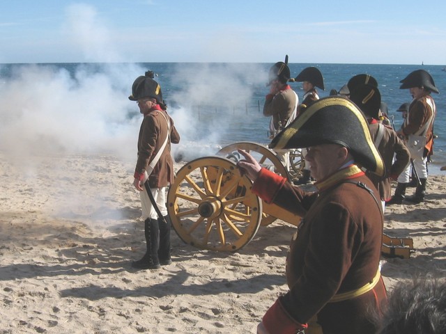 Reconstitution d&eacute;barquement de Napol&eacute;on